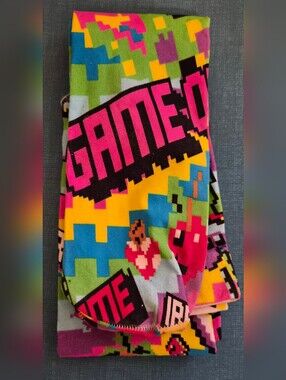 Irregular Choice Neon Pixel Tights - Pink, Yellow, Green, Blue